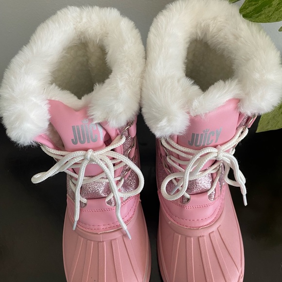 Juicy Couture Girls JJK ESCALON Pink Boots - Picture 6 of 9